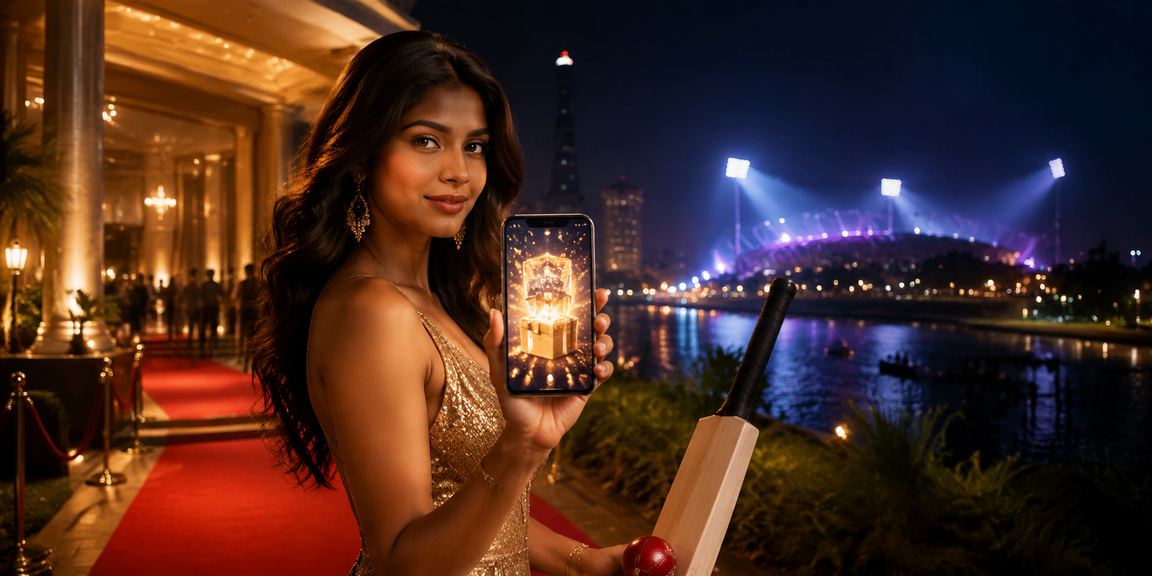 Live casino dealer interacting with players on mobile devices